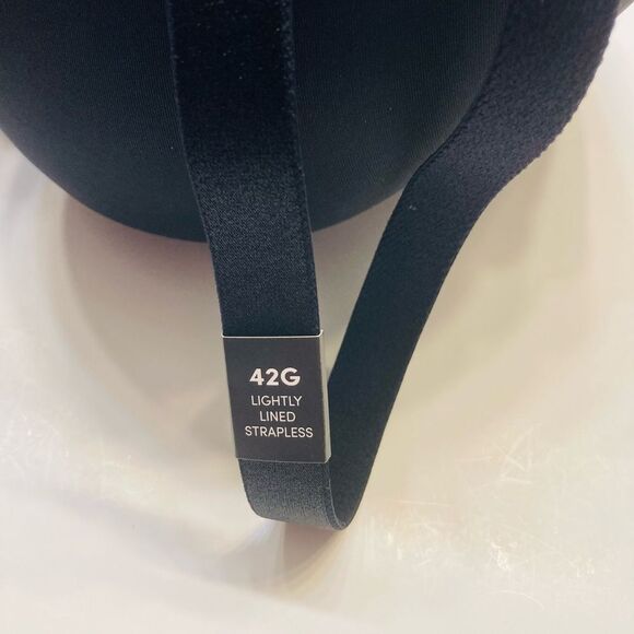 Torrid Bombshell Everyday Strapless lightly Lined Bra Black Plus Size 42G NEW - Picture 5 of 10